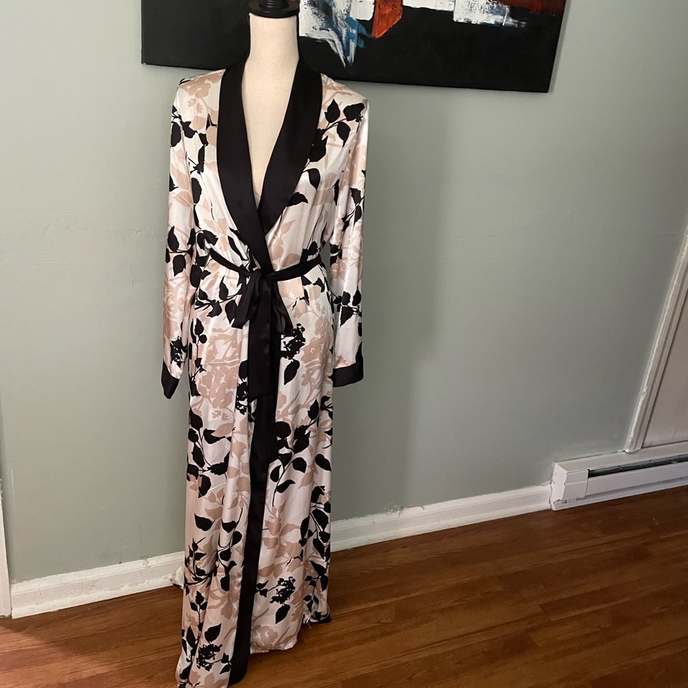 Floral Bath Robe Night Gown